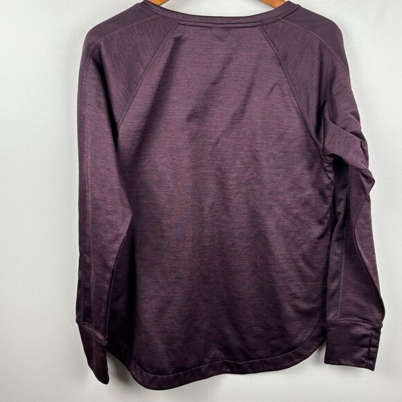 C9 By Champion Activewear Top Women's Large Long Sleeve Purple Swirl Thumb - Picture 8 of 9